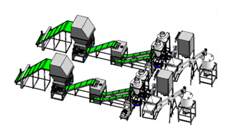 PVC recycle system